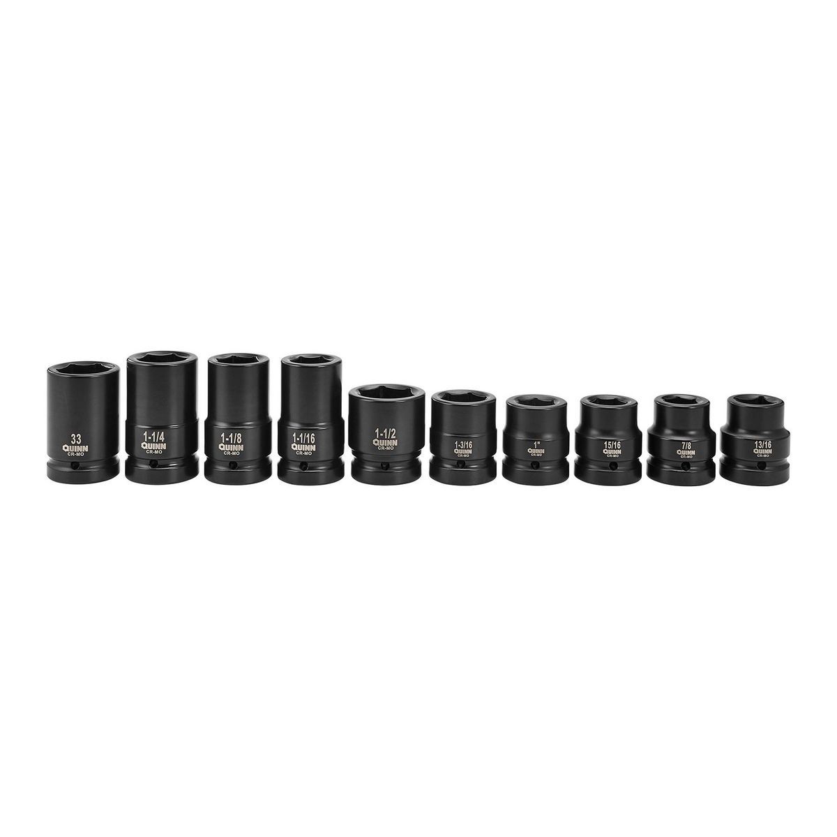 1 in. Drive SAE and Metric Impact Set, 10-Piece I849137