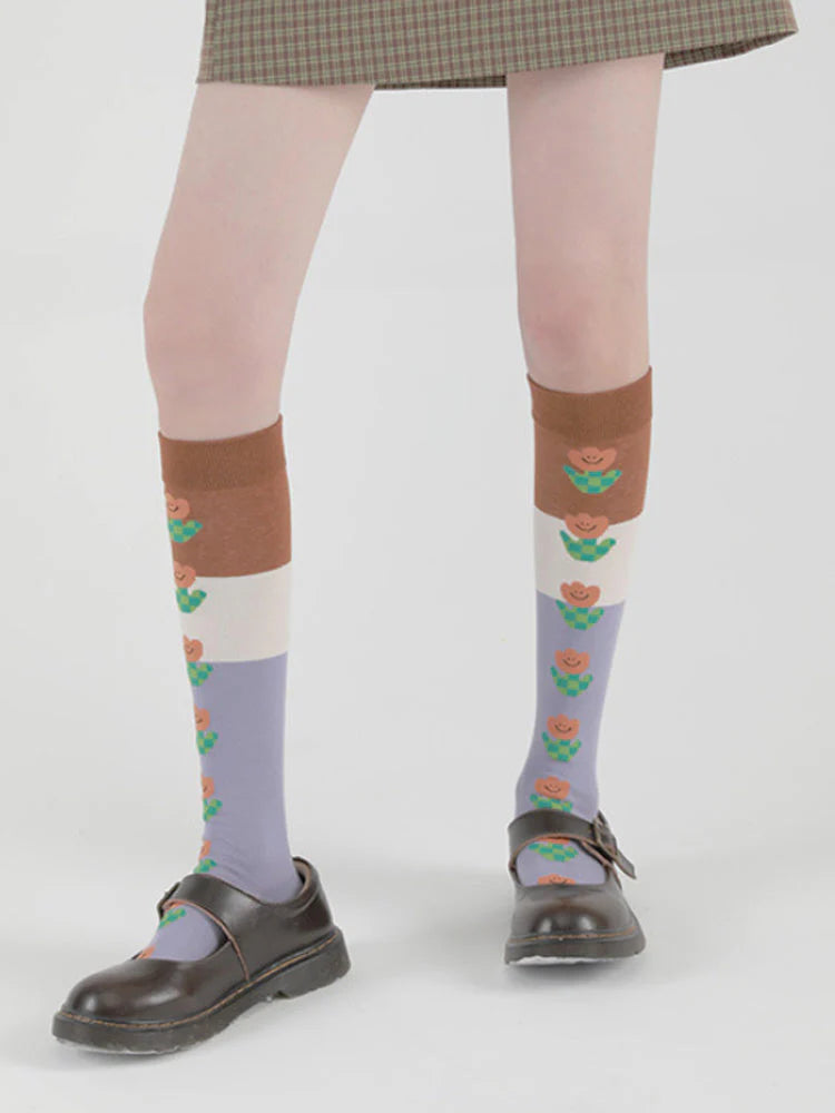 Print Knee-High Socks M873926