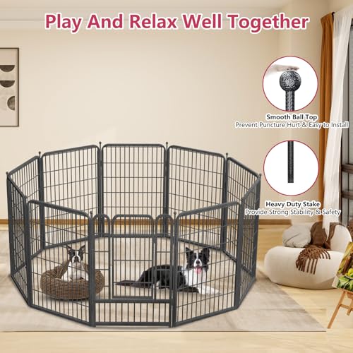 32" Height 12 Panels Heavy Duty Dog Playpen N316222