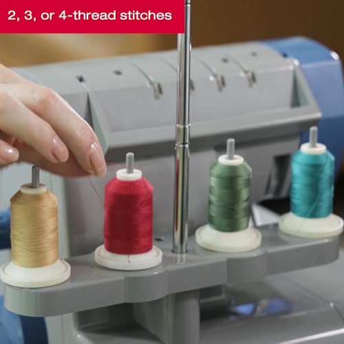 Metal Frame Serger Overlock Machine with 8 Built-In Stitches P241431
