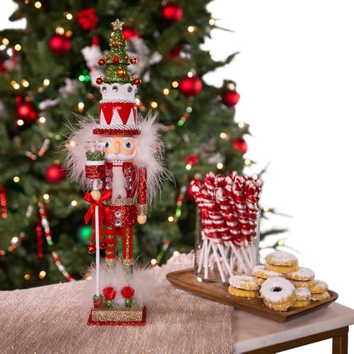 15-Inch Red and Green Nutcracker D721