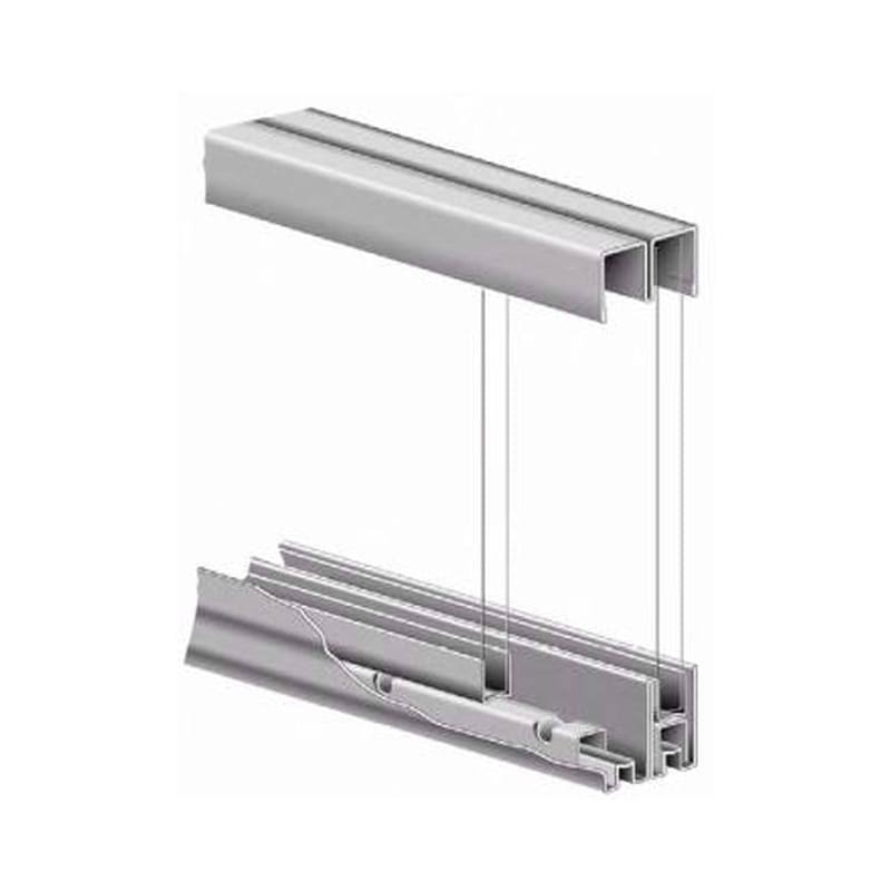 60 inch Long Sliding Cabinet Door Track M2442