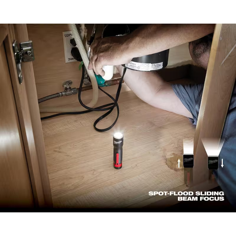 LED Aluminum Flashlight with Holster N797