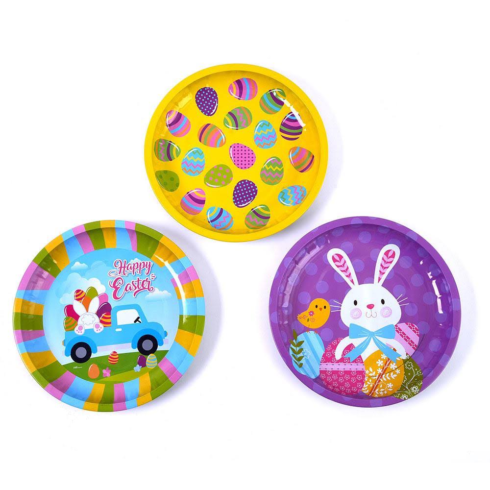 Easter Round Tin Trays C931