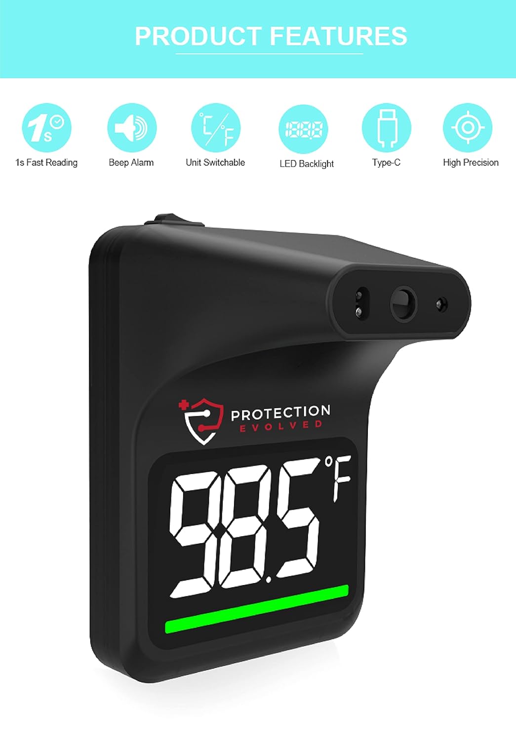 Non-Contact Infrared Thermometer Pack of 2 Y1641