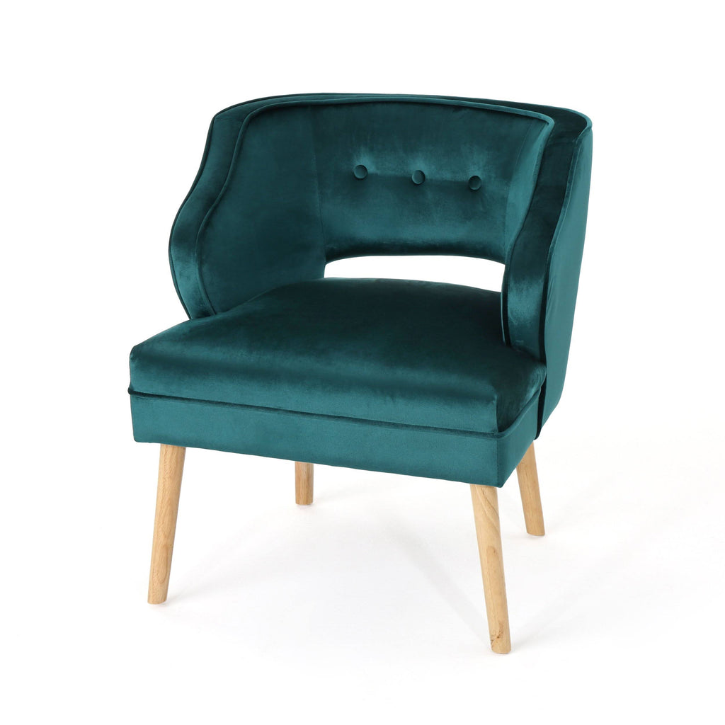 Emerald Velvet Accent Chair S1497