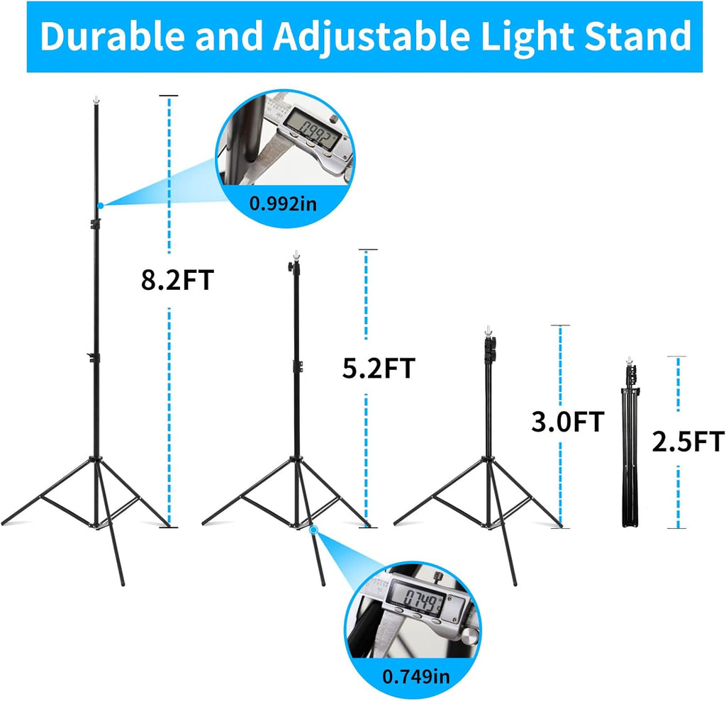 Adjustable Photography Backdrop Stand with Carrying Bag V962