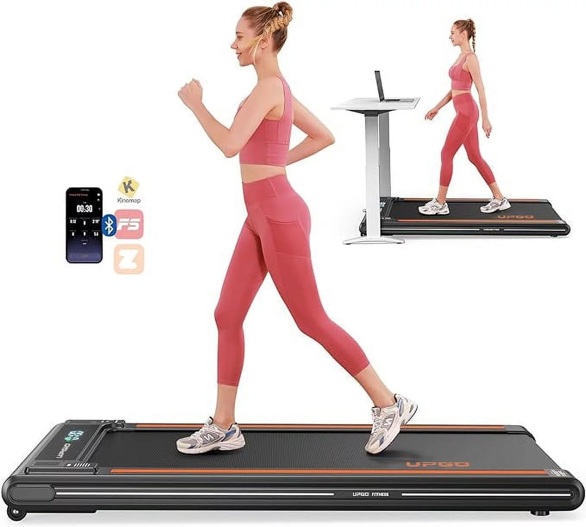 2.5HP Walking Pad Treadmill with Remote Control N12427