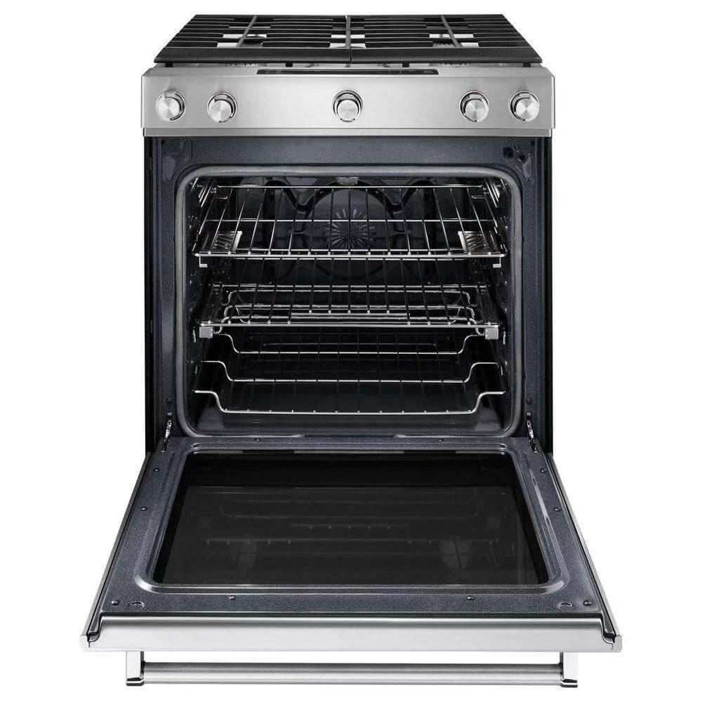 30" Wide 6.5 Cu. Ft. Slide-In Gas Range - Stainless Steel S327722
