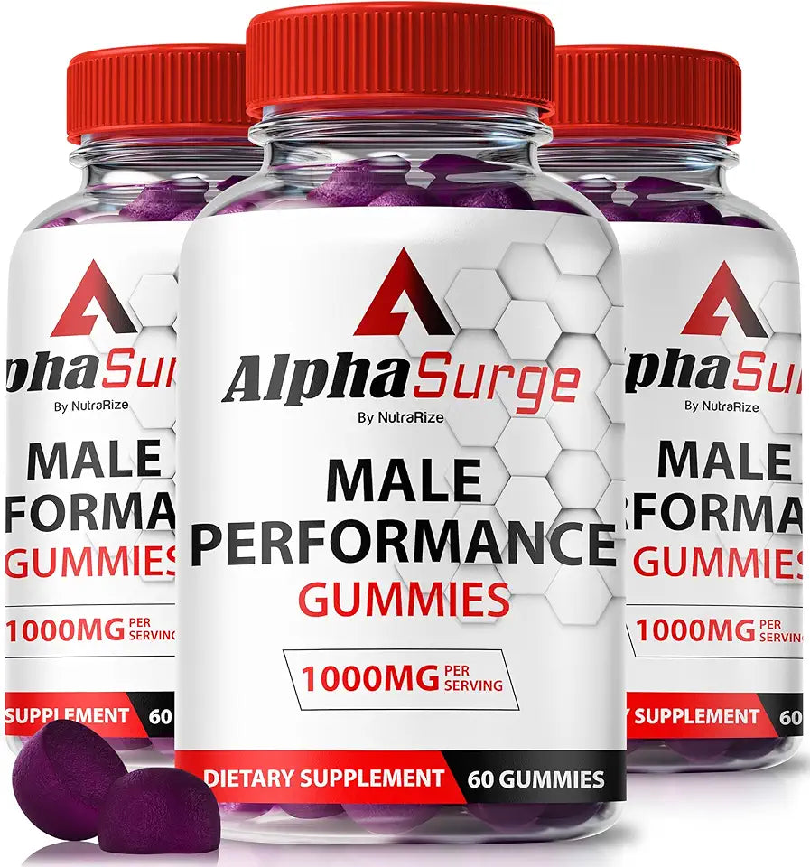 All Natural Male Performance Gummies 180 Gummies L282022