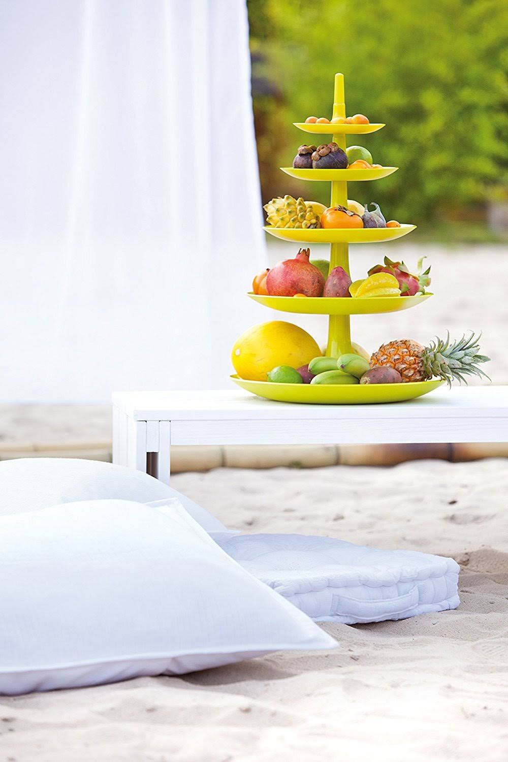 Solid Black Etagere I892