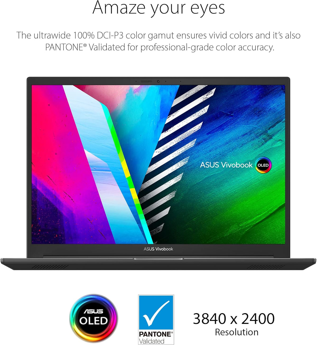 16" 4K OLED Slim Laptop, AMD Ryzen 9 6900H, NVIDIA GeForce RTX 3050 Ti, 32GB RAM, 1TB SSD, Windows 11 Home, Gray S39723