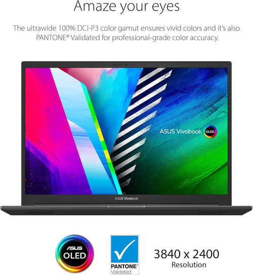 16" 4K OLED Slim Laptop, AMD Ryzen 9 6900H, NVIDIA GeForce RTX 3050 Ti, 32GB RAM, 1TB SSD, Windows 11 Home, Gray S39723