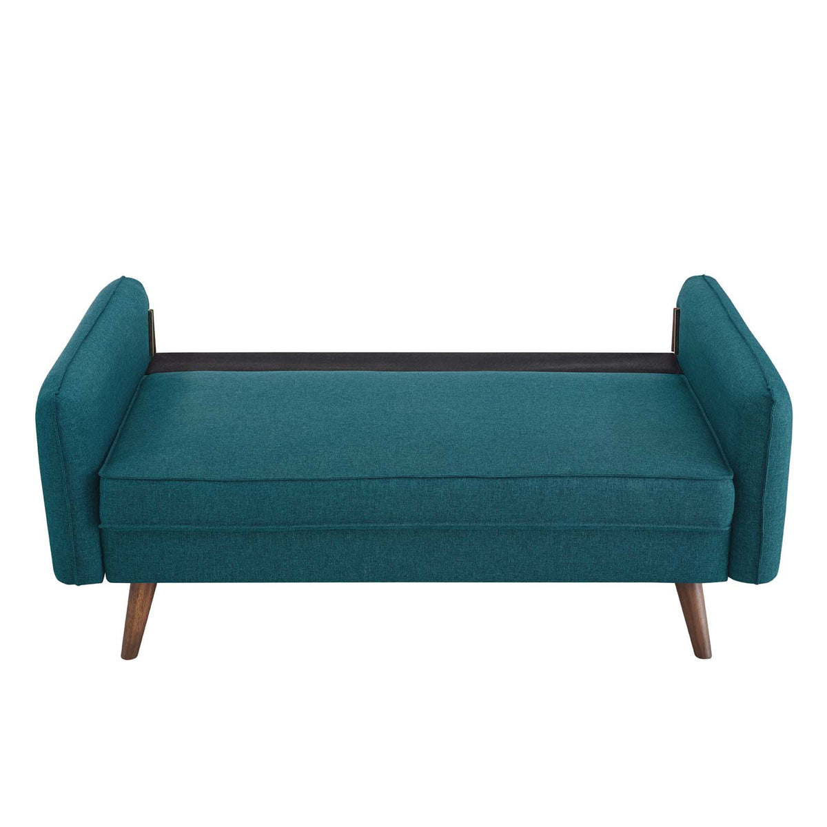 Teal Upholstered Fabric Loveseat B202791