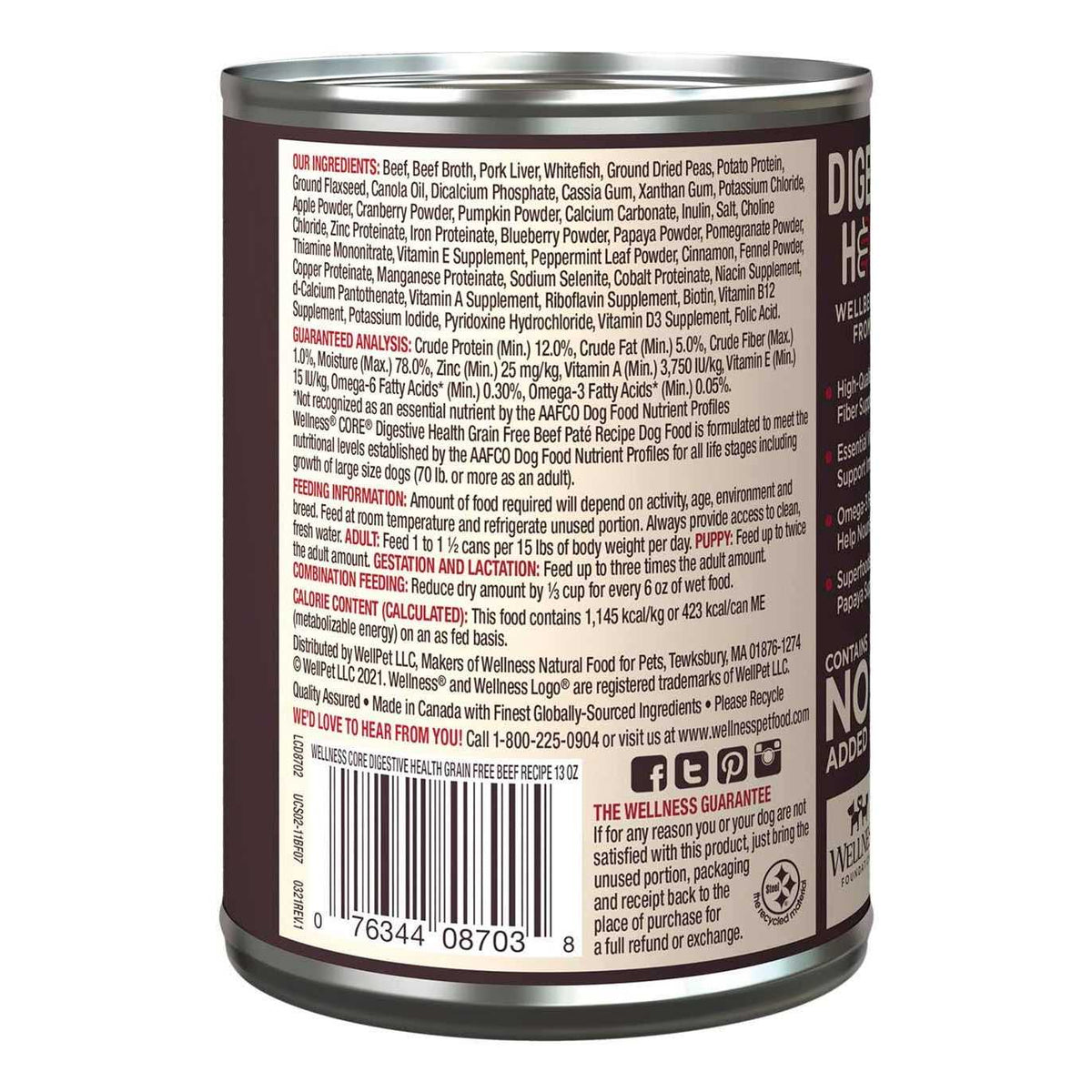 Grain Free Beef Wet Dog Food I84872