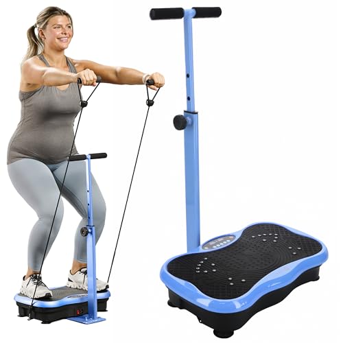 Vibration Plate Exercise Machine with Handlebars G4782