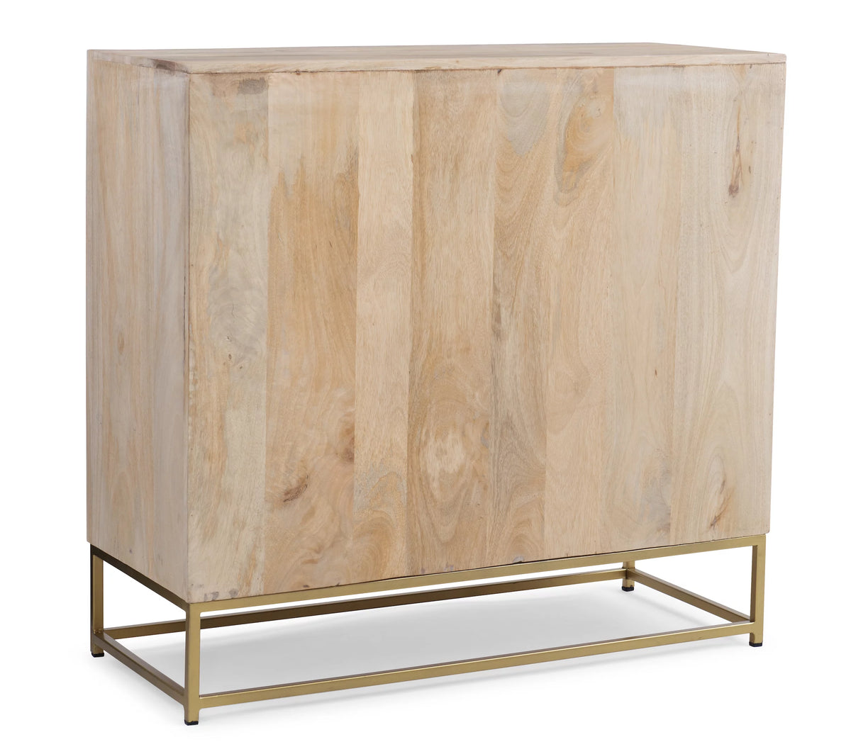 Rattan Sliding Doors Cabinet with Shelves G9724