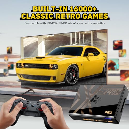 Retro Gaming Console with 16000+ Games, Android 12.0 OS, 8K UHD Output V90862