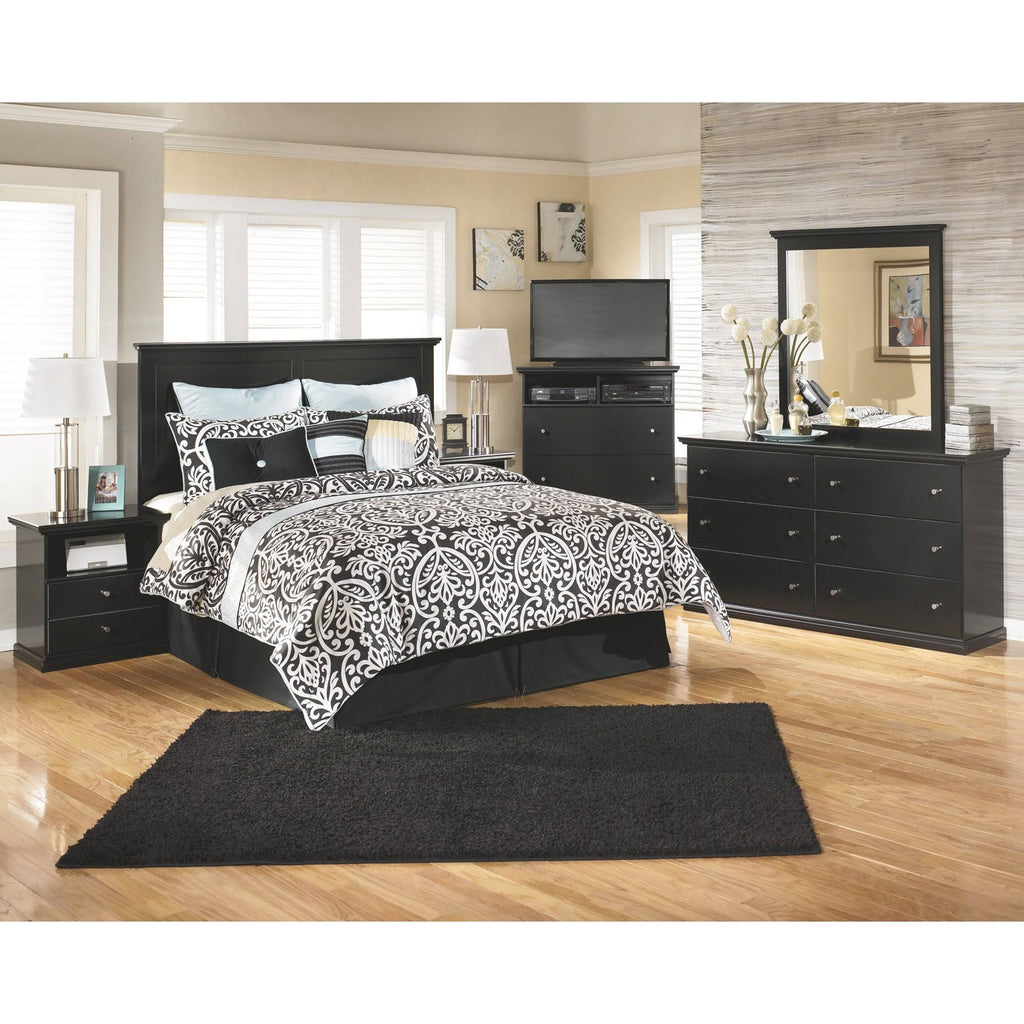 Black King California King Panel Headboard Q786