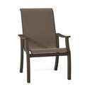 Textured Beachwood Patio Dining Armchair K50514
