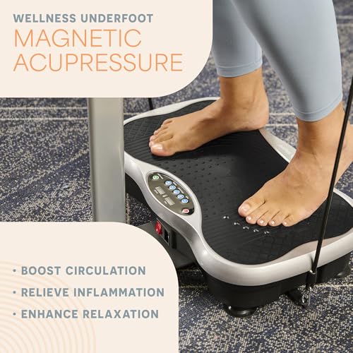 Vibration Plate Exercise Machine with Handlebars G4782
