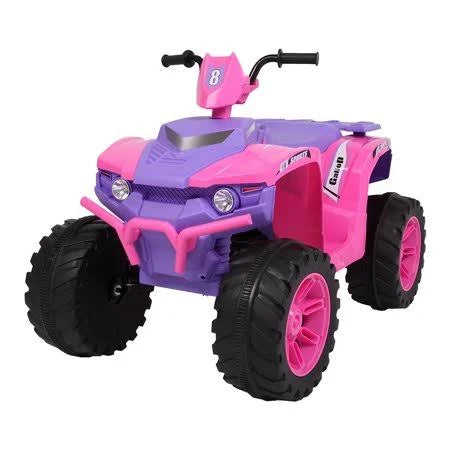 Pink 12V Battery-Powered ATV Ride-On Car Toy S666415