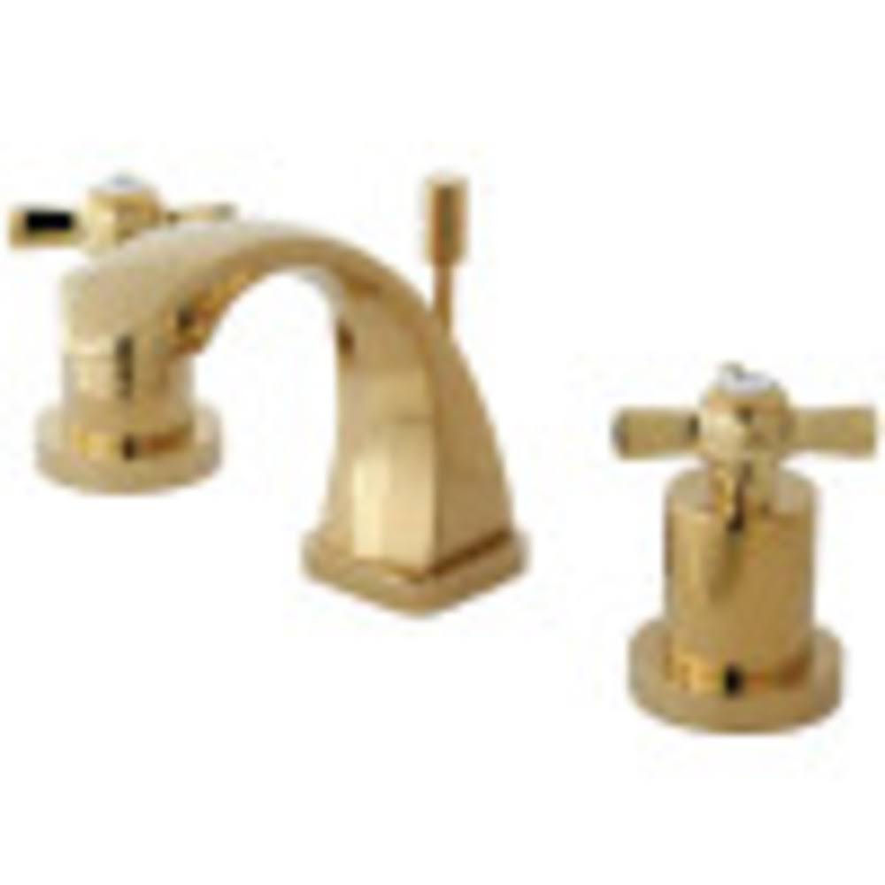 Polished Brass Mini Widespread Lavatory Faucet W8985