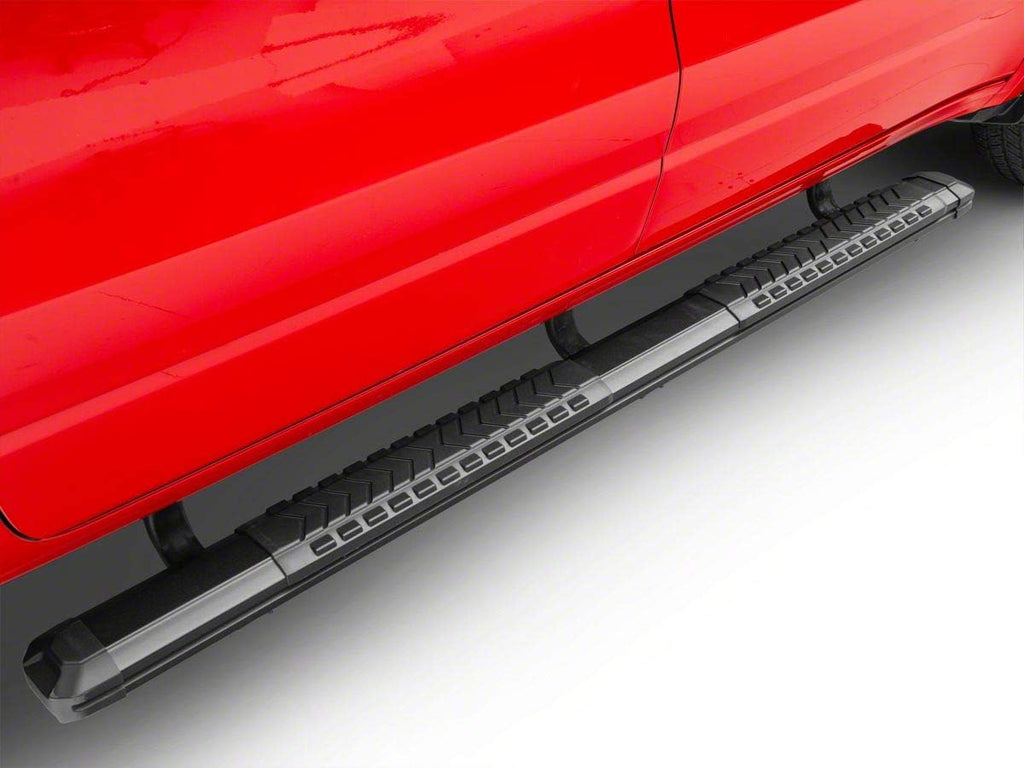 5-Inch Aluminum Side Step Bars with Black Cover Plates Y611157