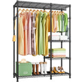 White Heavy Duty Freestanding Clothes Rack I53115