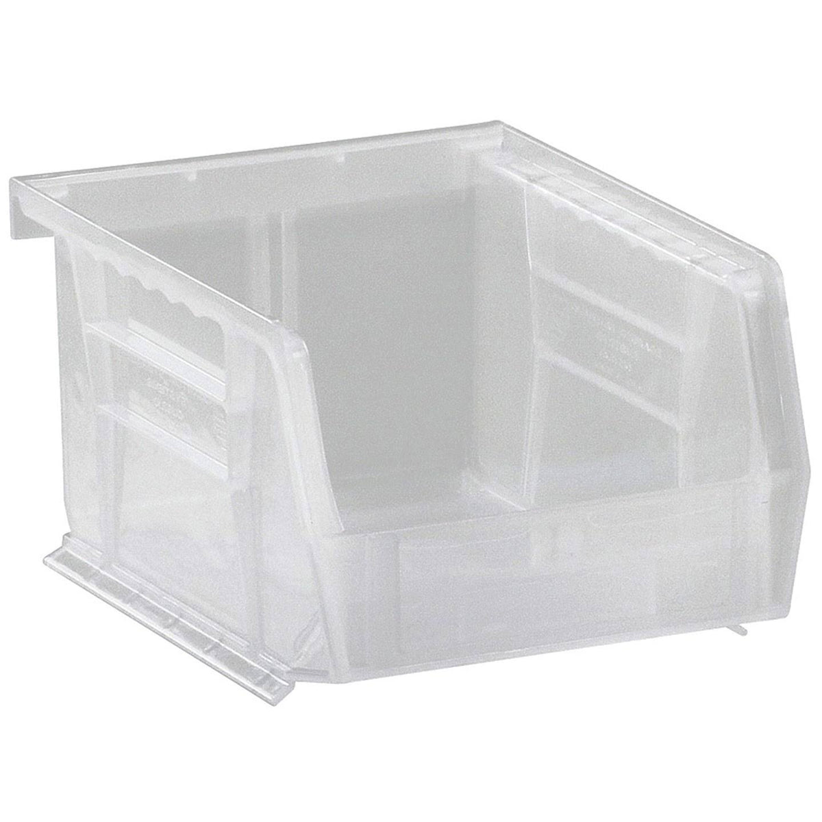 Clear-View Hang and Stack Bin 5-3/8 inch x 4-1/8 inch x 3 inch Pack of 24 D3666