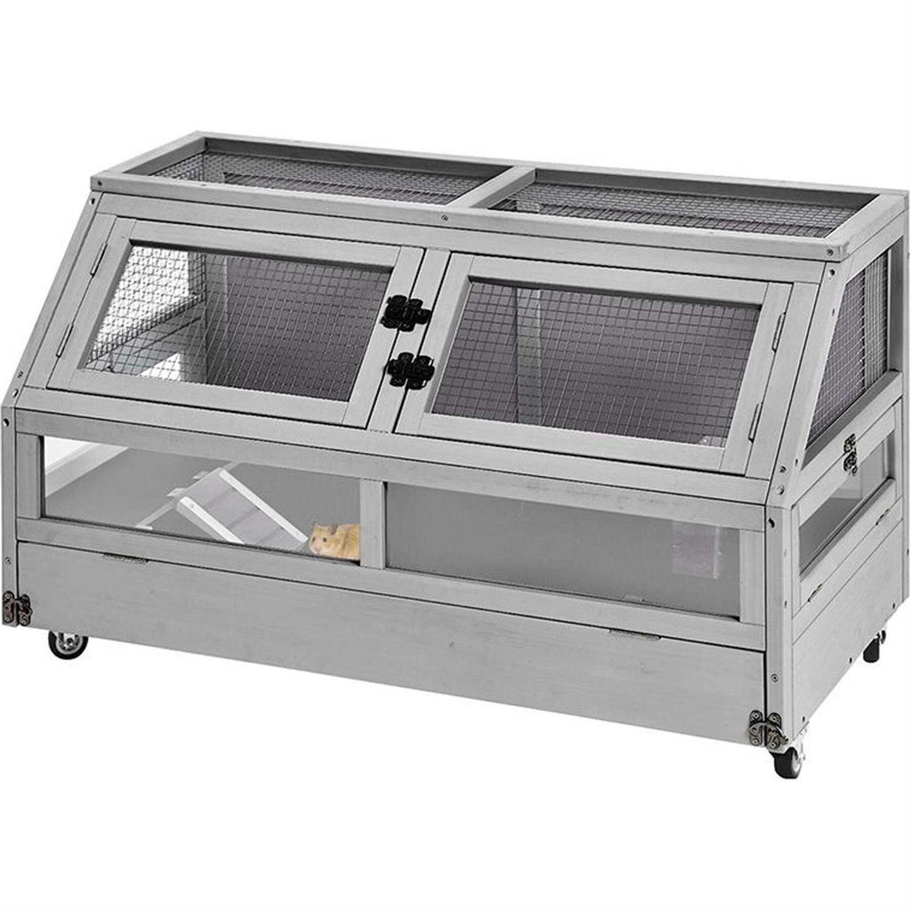 Large Wooden Guinea Pig Cage Y428108