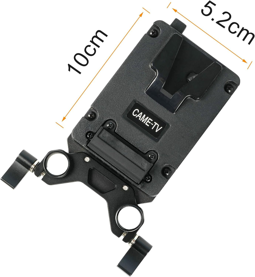 Mini V-Mount Battery Plate with 2 D-tap Outputs O587602