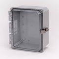 Polycarbonate Enclosure with Hinge Clear Locking Latch 8x6x4 A893