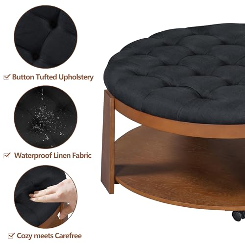 2 Piece Nesting Rattan Coffee Table Set H3371