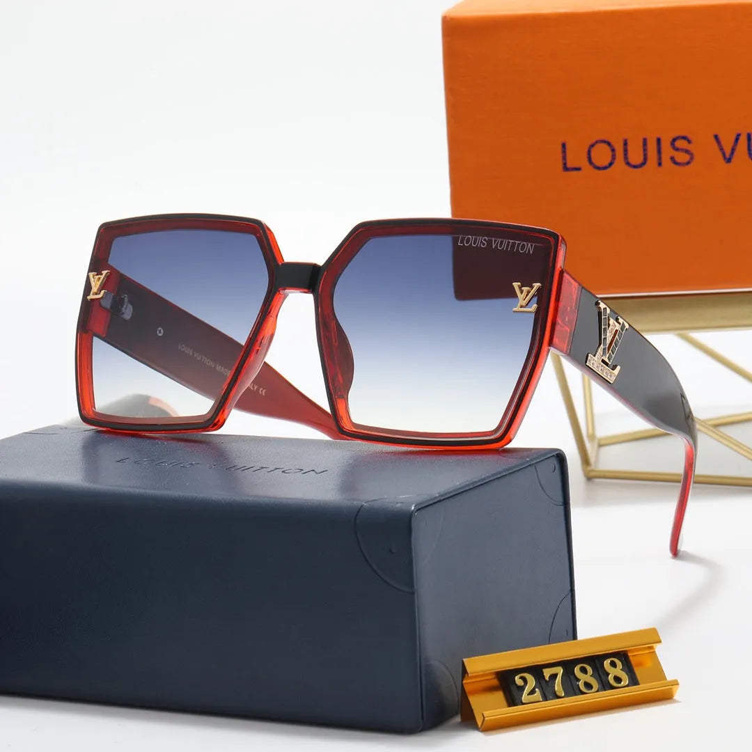 Square Rhinestone Polarized Sunglasses Q4930