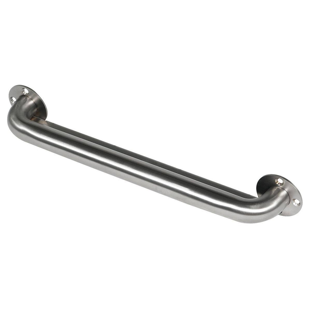 Ligature Resistant Grab Bar, 18 in, Silver C765