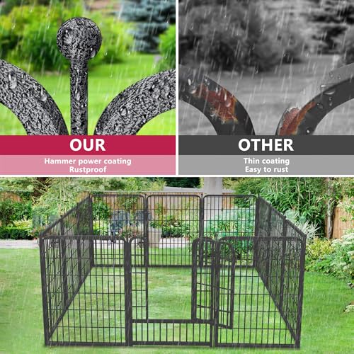 32" Height 12 Panels Heavy Duty Dog Playpen N316222