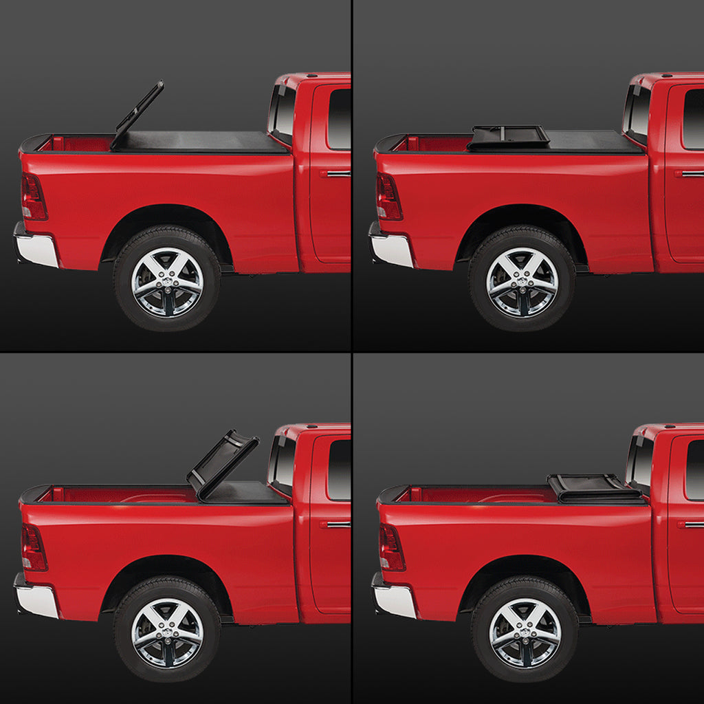 Adjustable Tri-Fold Soft Top Tonneau Cover P215