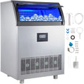 Commercial Ice Maker 200LBS/24H 55LBS Storage E5847