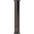 8x22 Endura-Aluminum Square Non-Tapered Column Textured Brown Finish Y19204