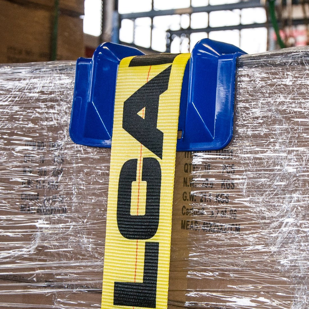 Flat Hook Winch Strap Kit 4 Inch x 30 Foot Yellow 5,000 Pound Safe Working Load L503173