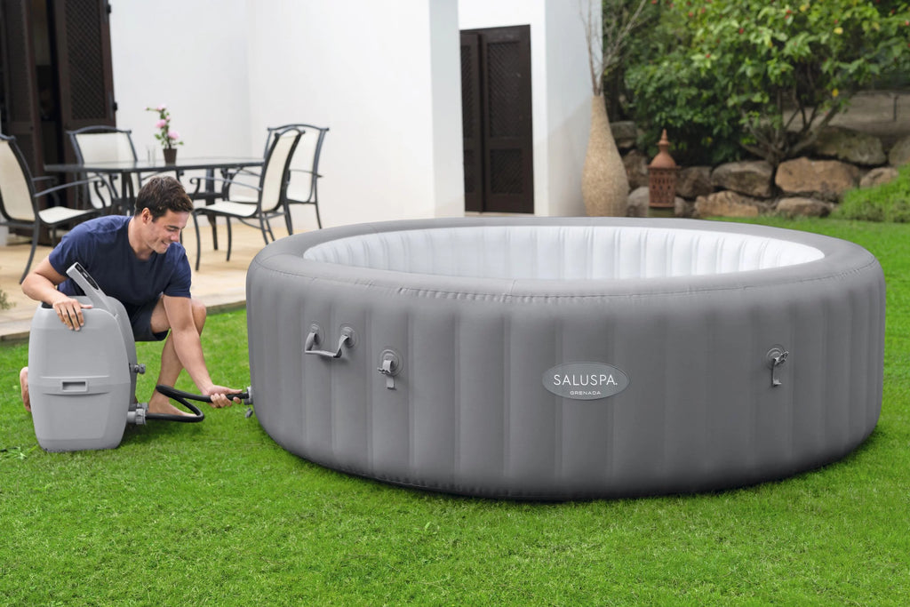 6-8 Person Inflatable Hot Tub Spa X81444