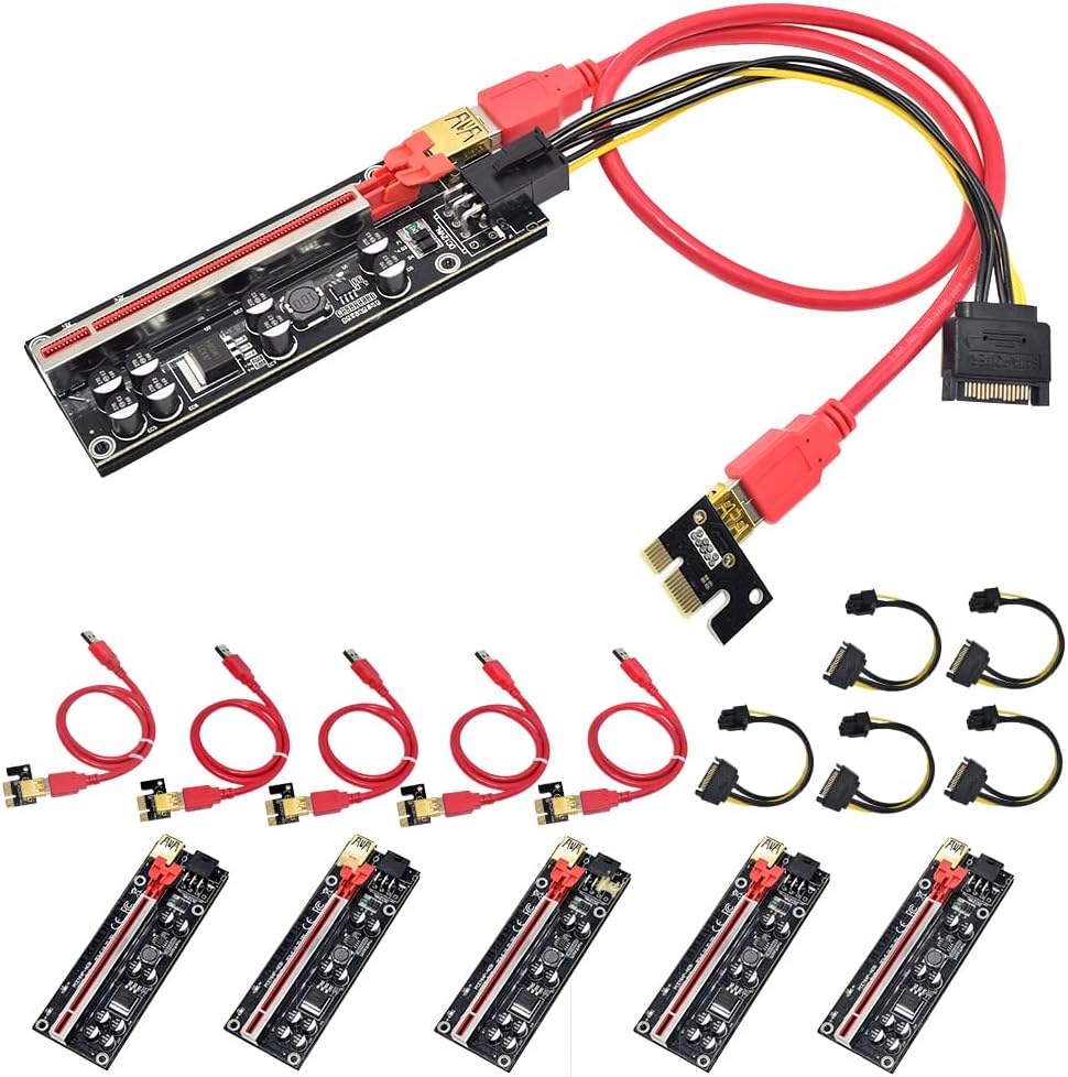 USB 3.0 PCI-E Riser Adapter Card 6 Pack L821375