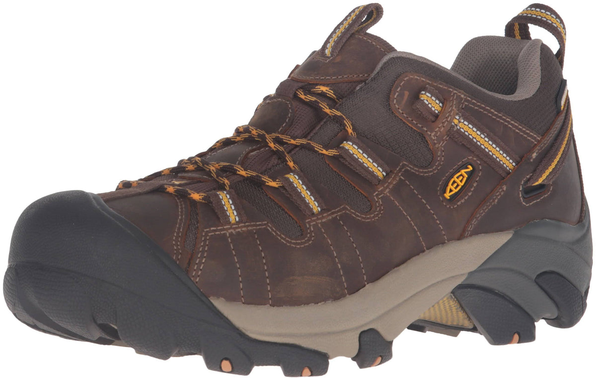 Waterproof Wide Cascade Brown/Golden Yellow Hiking Shoes F8568