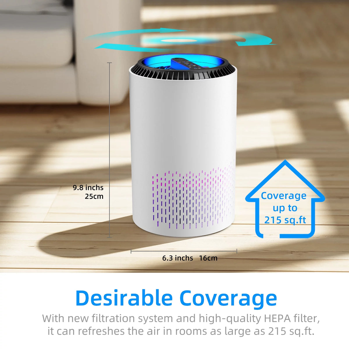 White HEPA Air Purifier P24383