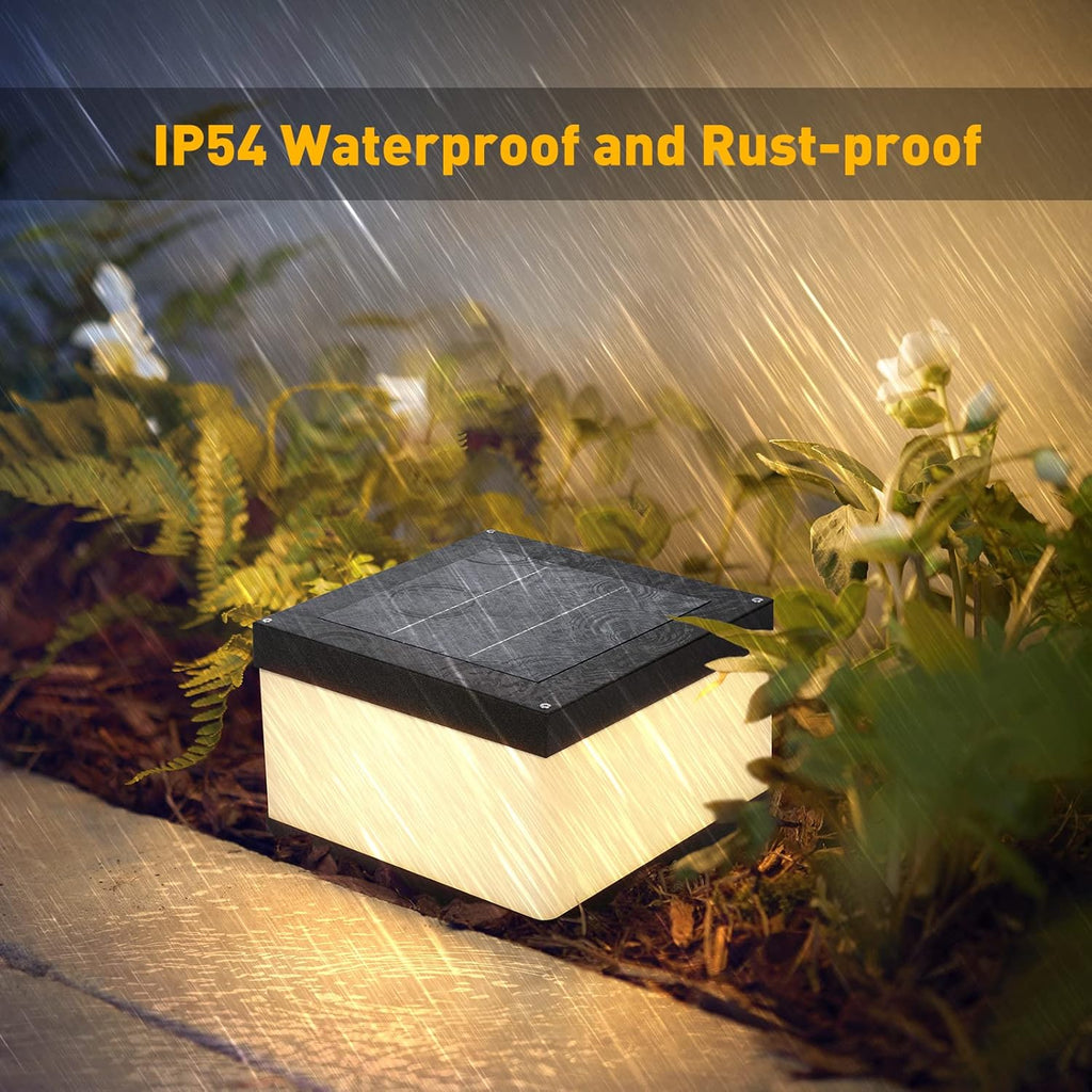 Outdoor Solar Post Cap Light with Waterproof IP54 Y318748