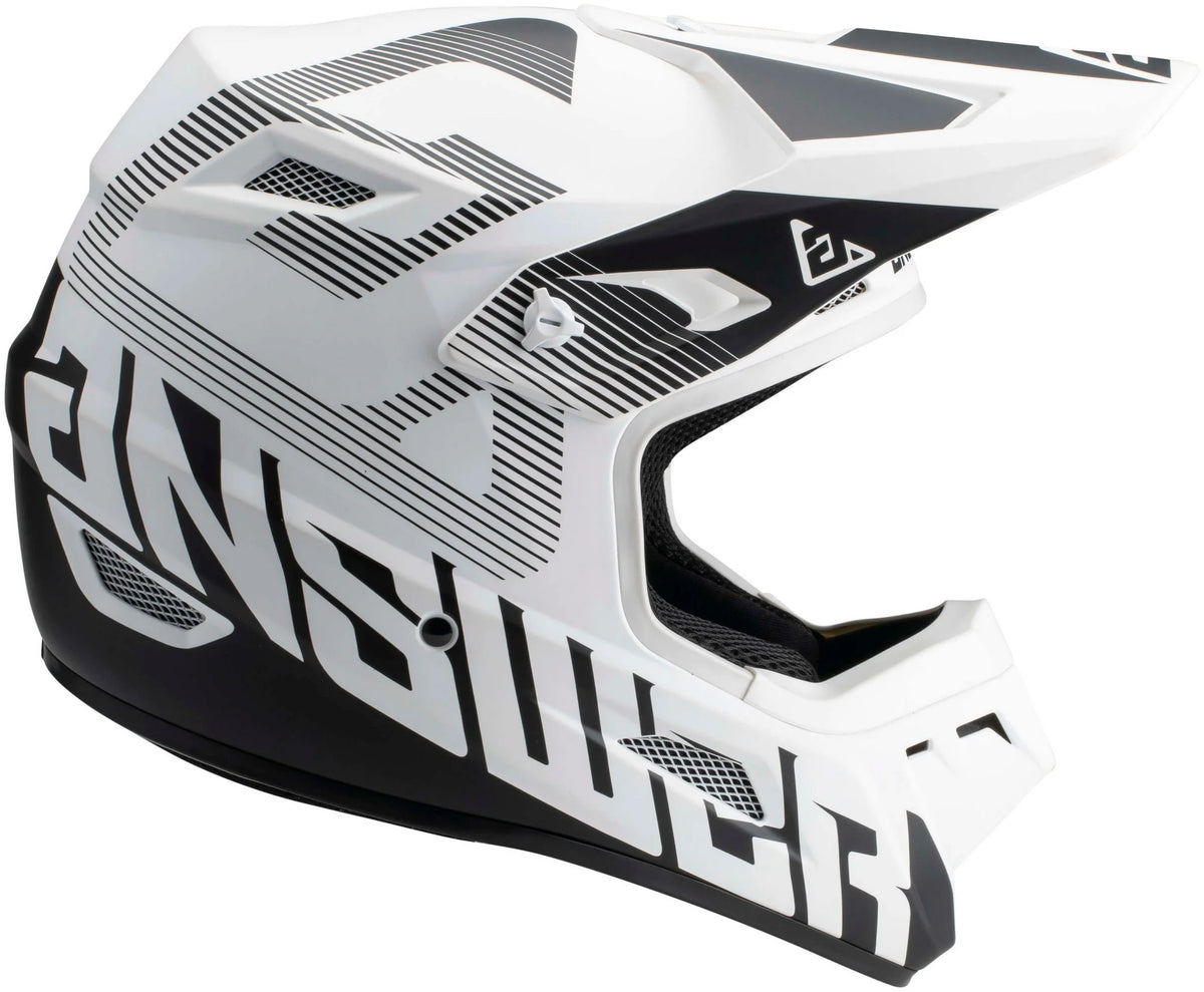 White/Black Offroad Helmet W894