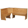 Natural Wood Corner Bench A280707