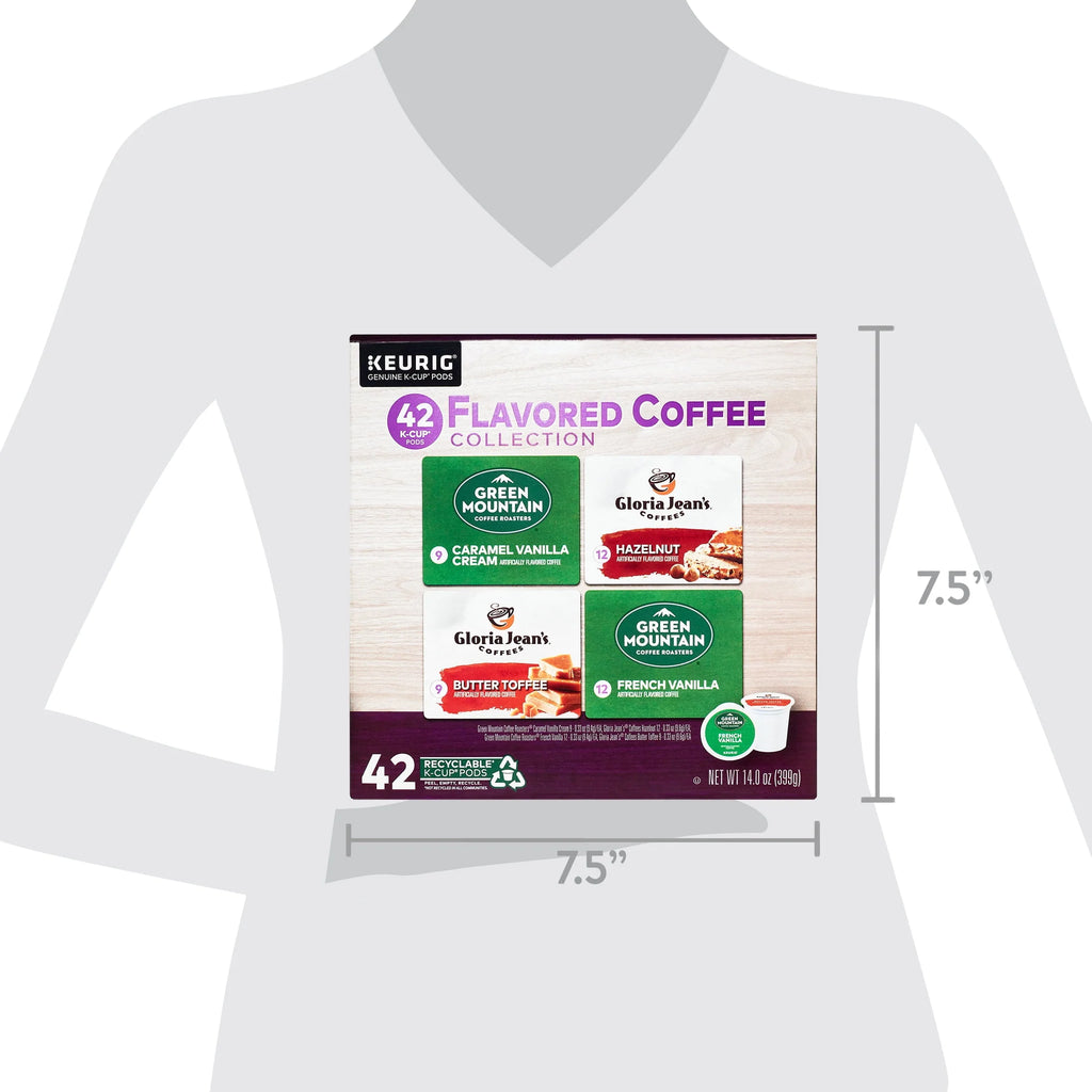 Flavored Variety Coffee K-Cup Pods, 42 Count E145
