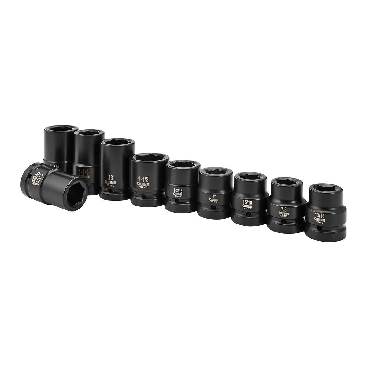 1 in. Drive SAE and Metric Impact Set, 10-Piece I849137